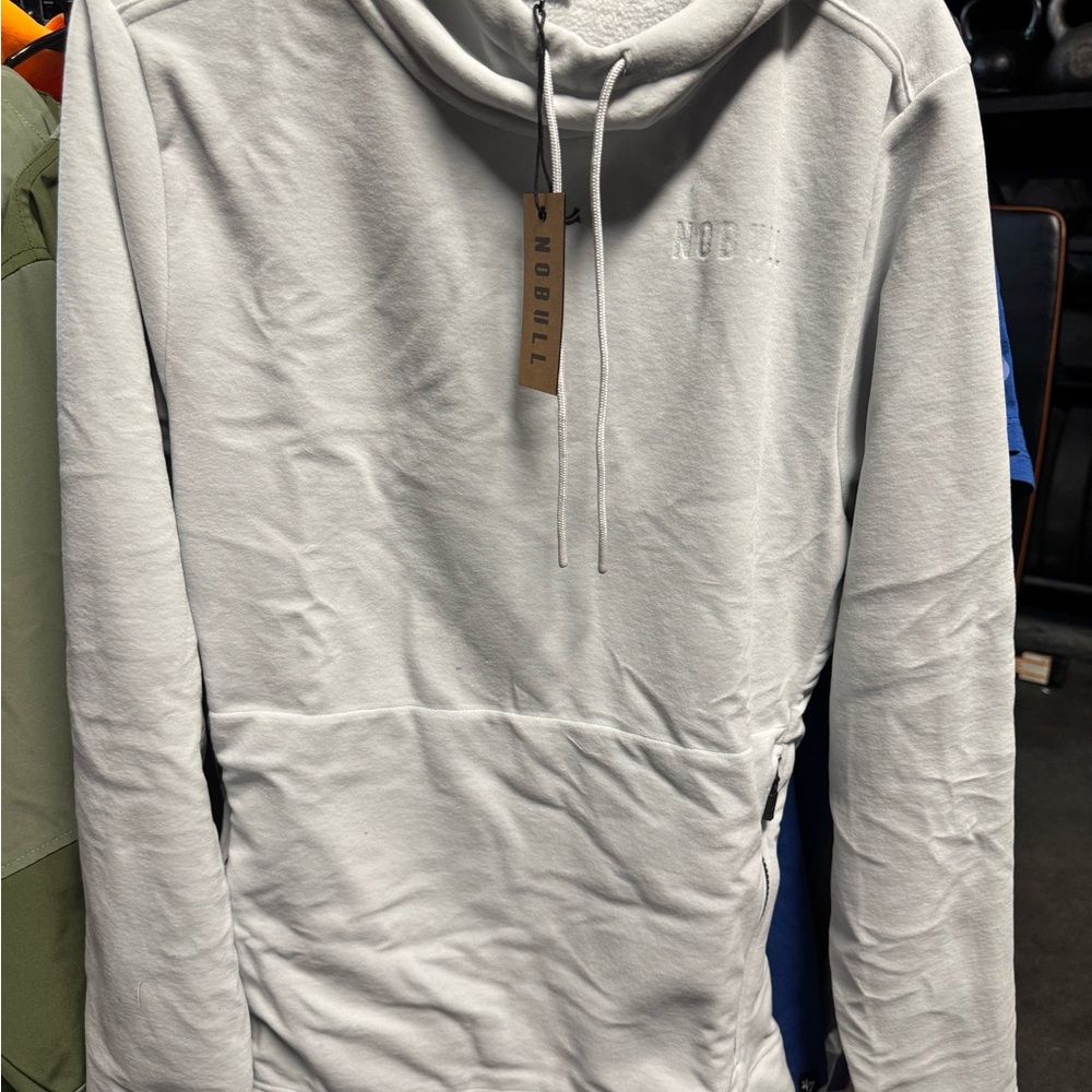 NOBULL Men’s Light Gray Hoodie